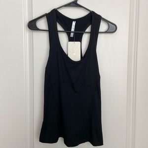 BNWT Black Fabletics Racerback Tank Top - Size Small